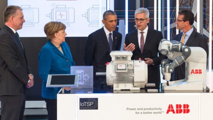 Obama i Merkelova inspirisani ABB-ovom revolucionarnom tehnologijom na Sajmu industrijske tehnologije u Hanoveru
