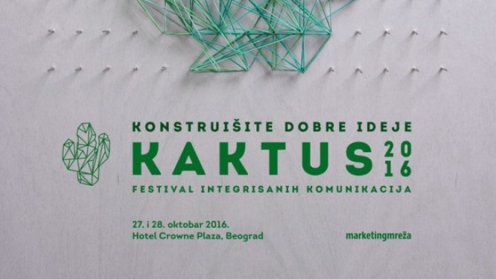 Festival integrisanih komunikacija KAKTUS 27. i 28. oktobra u Beogradu