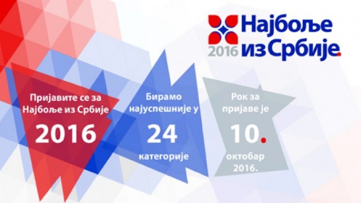 PRODUŽEN ROK ZA PRIJAVU U AKCIJI NAJBOLJE IZ SRBIJE 2016