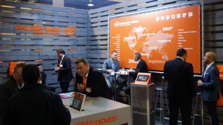 Gebrüder Weiss at "Logistics & Distribution" trade fair in Zurich in 2017