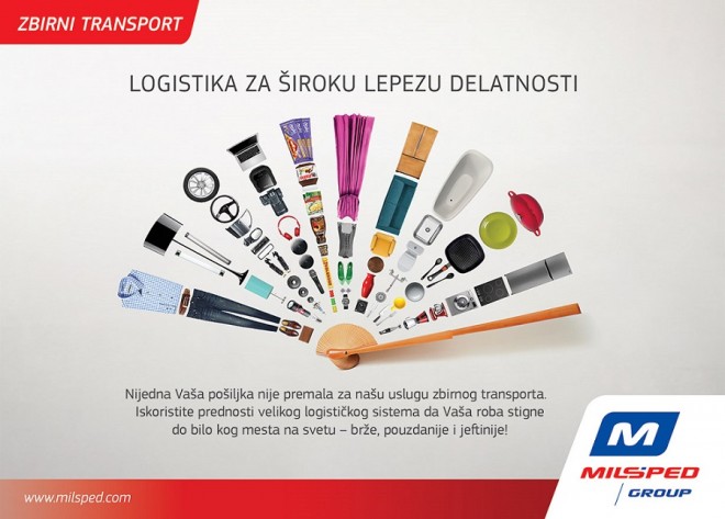 Zbirni transport - Logistika za široku lepezu delatnosti