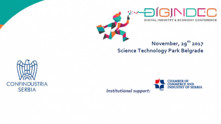 DIGINDEC – KONFERENCIJA O DIGITALNOJ INDUSTRIJI I DIGITALNOJ EKONOMIJI
