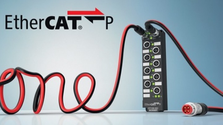 EtherCAT P: komunikacija i napajanje u jednom kablu