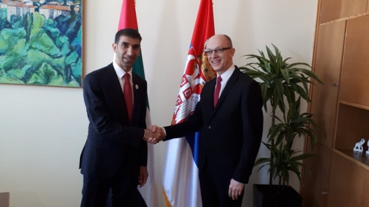 Ministar zaštite životne sredine Goran Trivan primio je danas delegaciju Ujedinjenih Arapskih Emirata (UAE)
