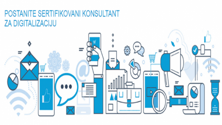OBUKA ZA PRVE KONSULTANTE ZA DIGITALIZACIJU  POSLOVANJA MALIH I SREDNJIH PREDUZEĆA
