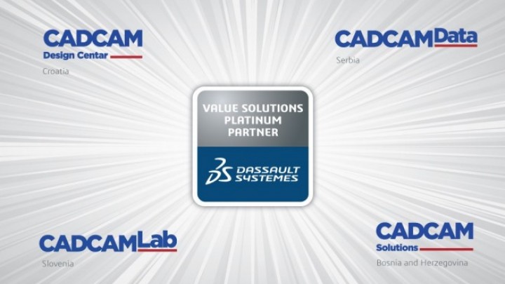 Ulaganje u znanje i kontinuirano prilagođavanje trendovima doprinelo proglašenju CADCAM Grupe u Platinum partnera Dassault Systemes