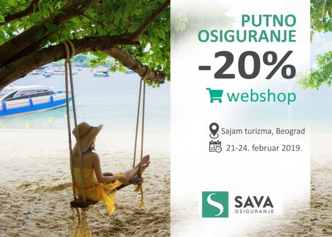 20% popusta na Putno osiguranje, povodom Sajma turizma