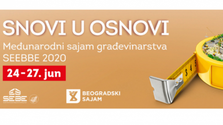 46. Međunarodni sajam građevinarstva SEEBBE u novom terminu - od 24. do 27. juna