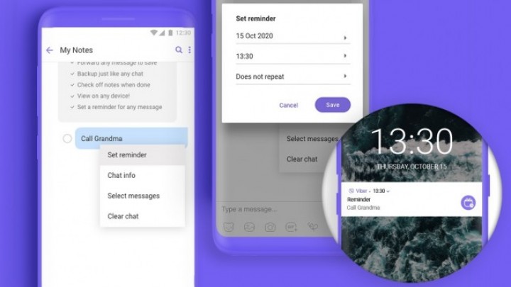 Rakuten Viber predstavio funkciju koja omogućava korisnicima pravljenje podsetnika u Mojim beleškama