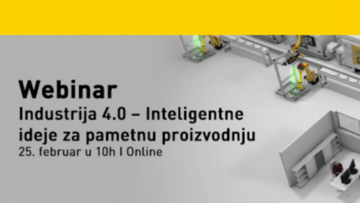 Webinar - Industrija 4.0  Inteligentne ideje za pametnu proizvodnju