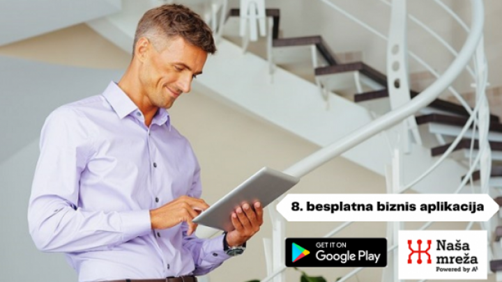 Naša mreža biznis apliikacija u prvih deset na Google play listi