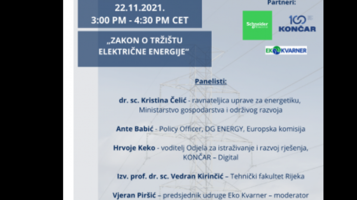 “Zakon o tržištu električne energije“