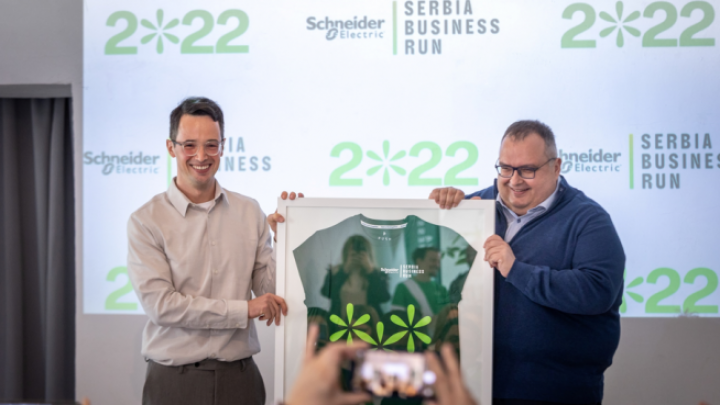 Schneider Electric, svetski lider u održivosti je naslovni sponzor serije poslovnih trka Serbia Business Run!
