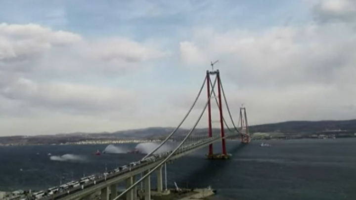Otvoren najduži most između Evrope i Azije