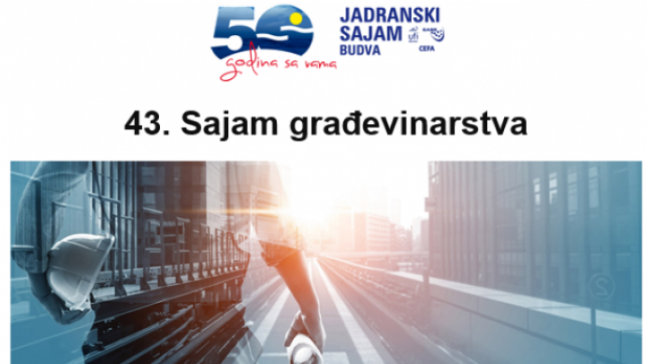 Jadranski Sajam Budva - 43. Sajam građevinarstva