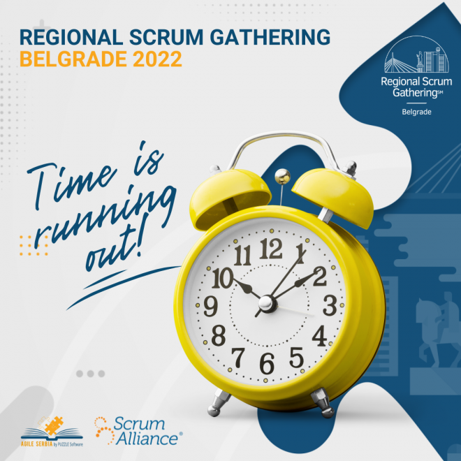 Regional Scrum Gathering Beograd 2022 počinje za samo dve nedelje