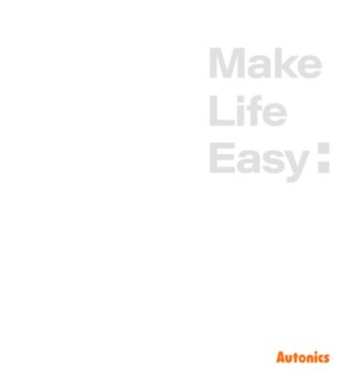 Brošura o kompaniji Autonics - Make Life Easy