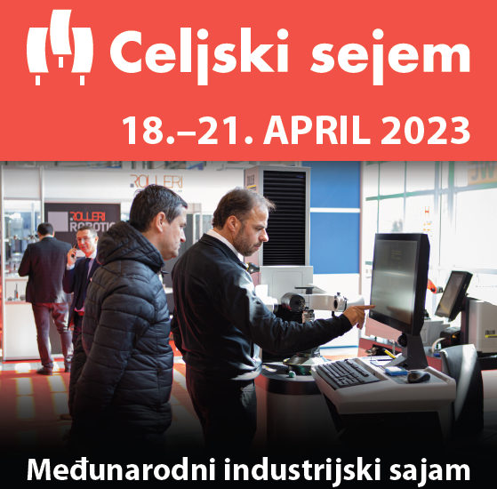 Celjski sejem - Međunarodni sajam Industrije - 18–21. april 2023.