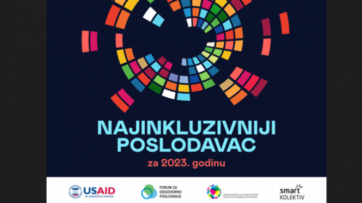 Forum za odgovorno poslovanje i Smart kolektiv objavili konkurs za Nagradu za najinkluzivnijeg poslodavca