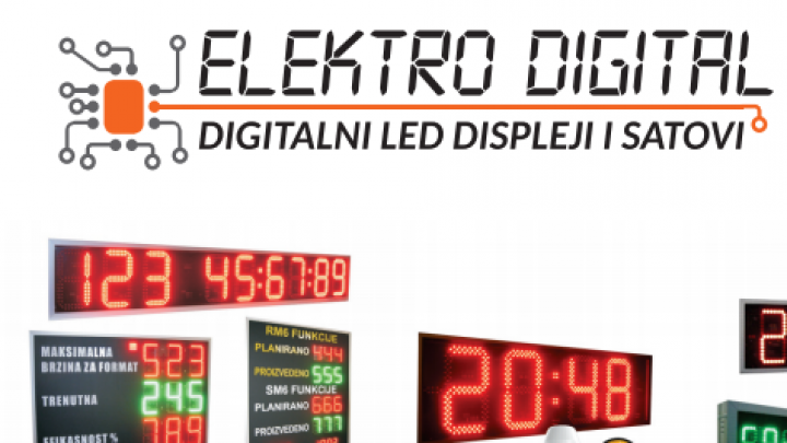 ELEKTRO DIGITAL - Digitalni led displeji i satovi