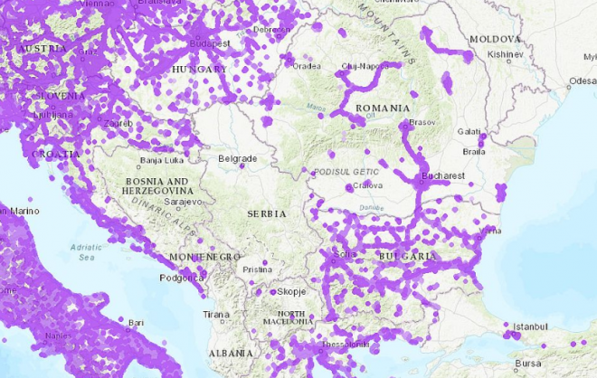 FOTO Mapa (ne)pokrivenosti Evrope 5G mrežom: Srbija i okolina se baš ističu