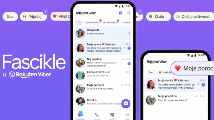 Rakuten Viber uvodi Fascikle za prepiske
