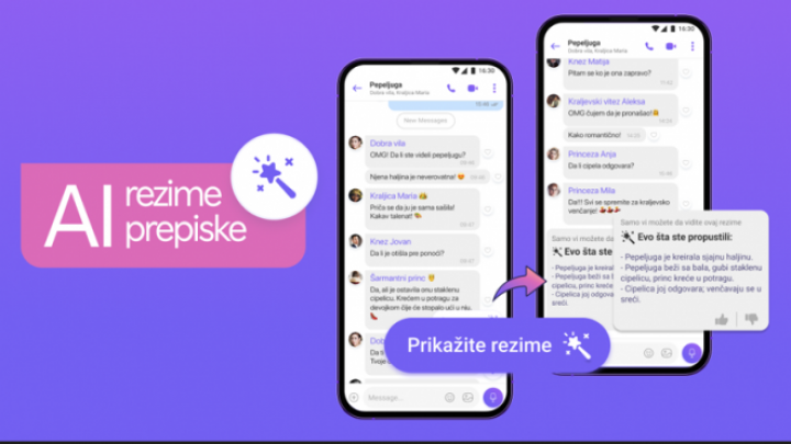 Rakuten Viber predstavlja rezime prepiske - novu funkciju zasnovanu na veštačkoj inteligenciji