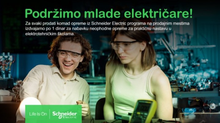 Schneider Electric  za mlade električare – pridruži se!