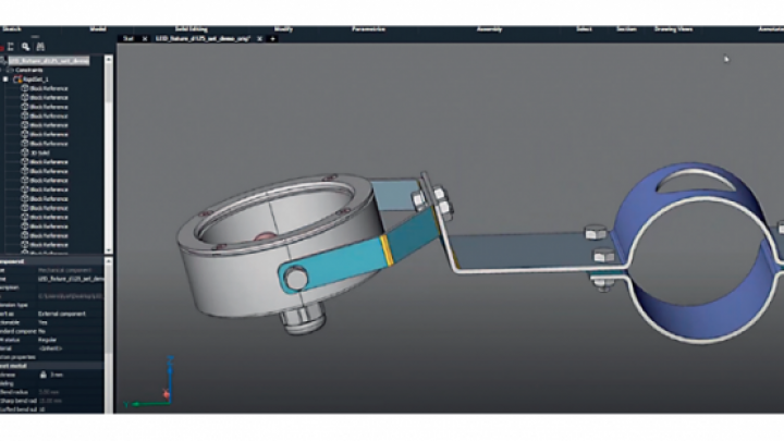 BricsCAD Mechanical - Sheet Metal modul