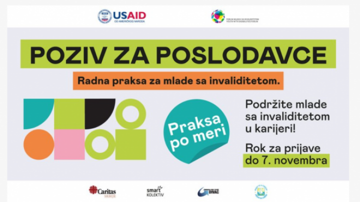 PKS pozvala poslodavce da podrže praksu mladih sa invaliditetom