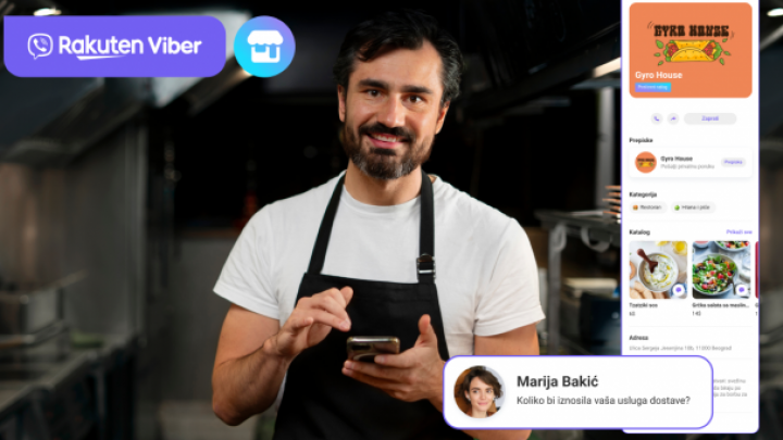 Rakuten Viber predstavlja Poslovne naloge za male firme
