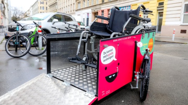 Mobilnost u Beču: Tricikl za prevoz invalidskih kolica