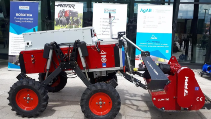 Robot iz Srbije koji sadi povrće i bere voće