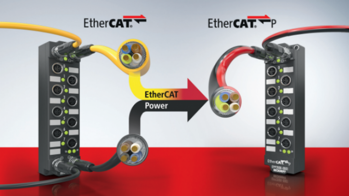 EtherCAT P: manje kabliranja i troškova
