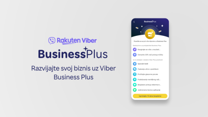 Rakuten Viber predstavlja Viber Biznis Plus u Srbiji za podršku unapređenja poslovanja i promocije malih biznisa onlajn