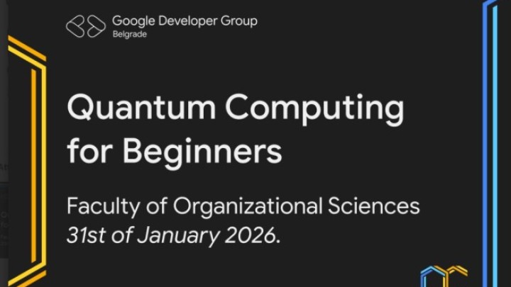 GDG Belgrade predstavlja novi edukativni događaj „Quantum Computing for Beginners“