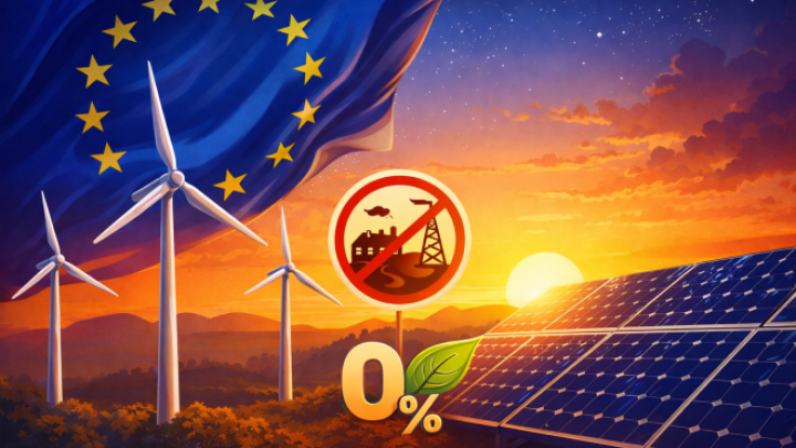 EU električna energija prelazi na vetar i sunce