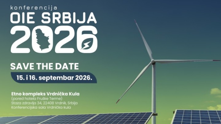 Konferencija OIE SRBIJA 2026 održaće se 15. i 16. septembra u Vrdniku