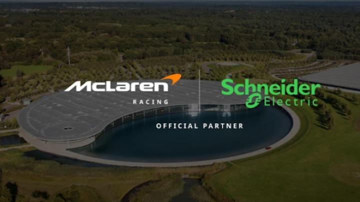 Schneider Electric postao zvanični Energy Technology Partner kompanije McLaren Racing