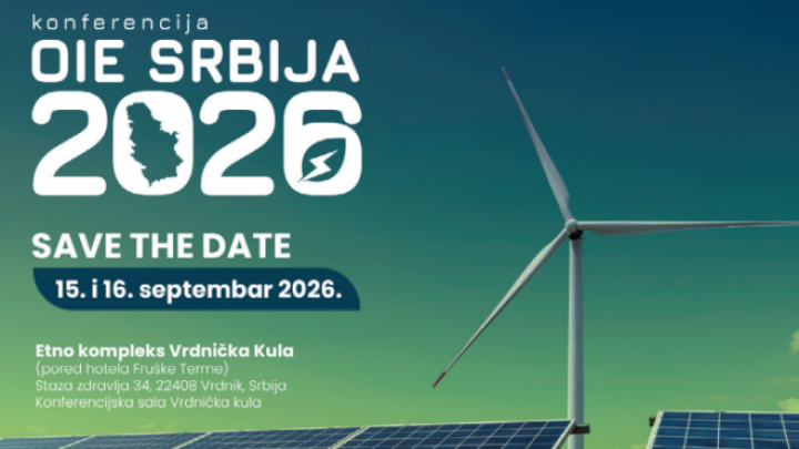 Konferencija OIE SRBIJA 2026 održaće se 15. i 16. septembra u Vrdniku
