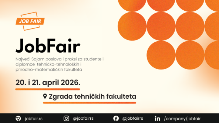 Sajam poslova i praksi JobFair – Kreiraj svoju budućnost!