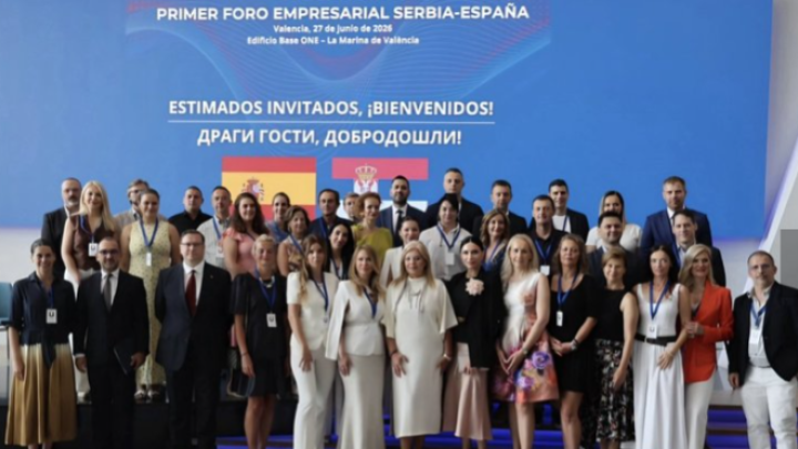 Prvi poslovni forum Srbija–Španija, održan u Valensiji pod nazivom „Najbolji biznisi Srbije”, otvorio je nove mogućnosti za jačanje ekonomske saradnje
