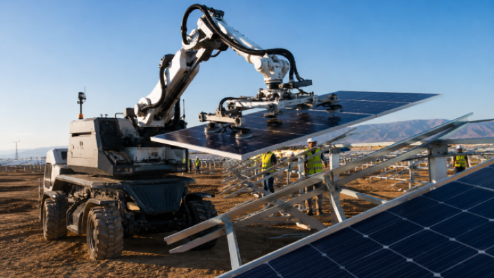 Roboti ubrzavaju izgradnju solarnih elektrana