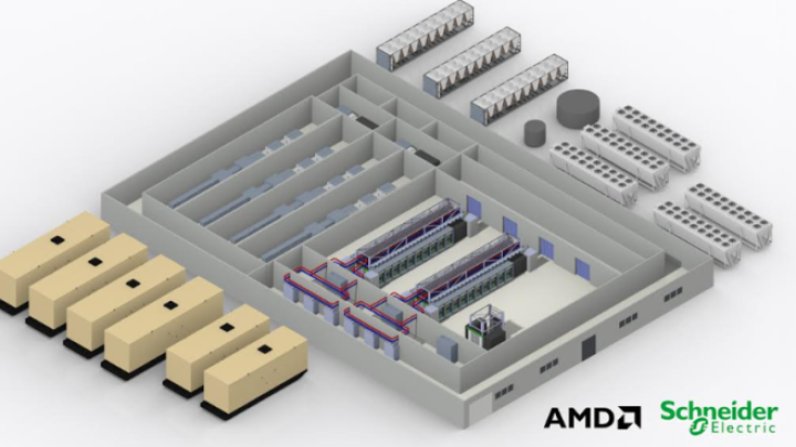 Schneider Electric i AMD predstavlili prvi referentni dizajn za platformu Helios kako bi ubrzali implementaciju i puštanje u rad AI fabrika