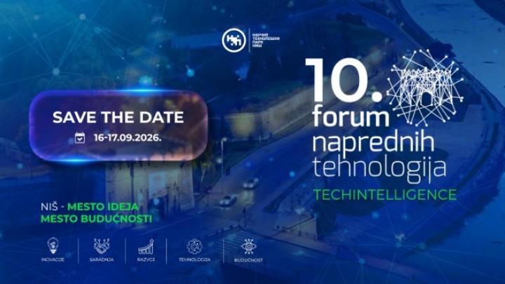 Jubilarni 10. Forum naprednih tehnologija u Nišu: TechIntelligence okuplja lidere industrije, tehnologije i inovacija